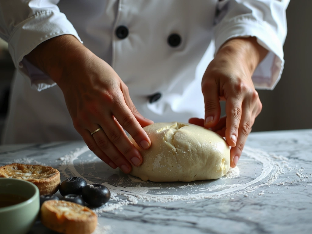 Mãos Moldando Massa